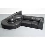 Roche Bobois Leather Sectional Sofa, 7 Pieces